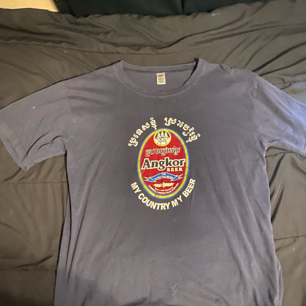 angkor beer graphic tee